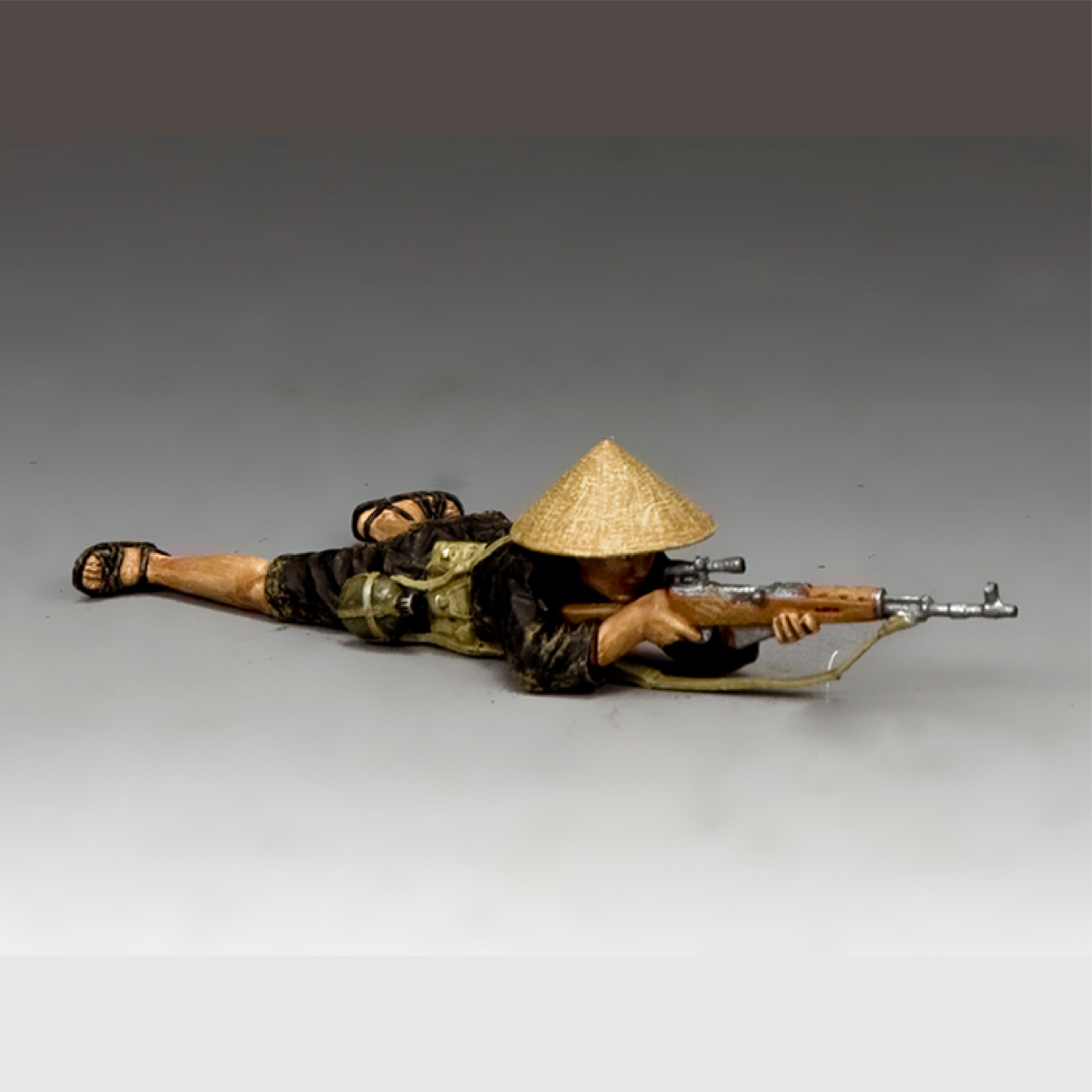 Lying Prone Viet Cong Sniper